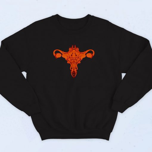 Death Metal Uterus And Ovaries Vintage Sweatshirt