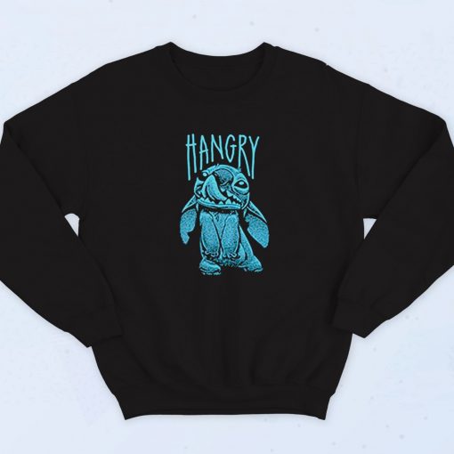 Disney Stitch Hangry Graphic Adult Vintage Sweatshirt