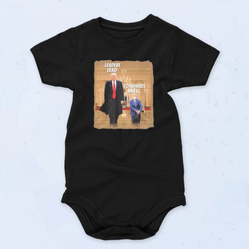 Donald Trump Lead Cowards Kneel Fashionable Baby Onesie