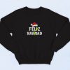 Feliz Navidad Vintage Christmas Cactus Vintage Sweatshirt