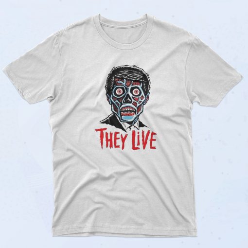 John Carpenter's They Live Horror Movie T Shirt