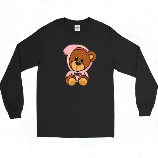 Justin Bieber Bear Vintage 90s Long Sleeve Shirt