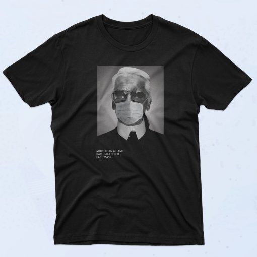 Karl Lagerfeld Face Mask Fashionable T Shirt