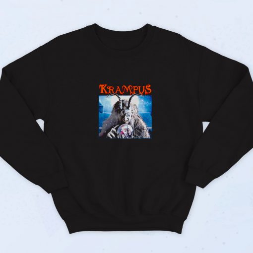 Krampus The Christmas Demon Vintage Vintage Sweatshirt