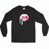 Kylie Jenner Lips Vintage 90s Long Sleeve Shirt