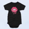 Lips Valentine's Day Fashionable Baby Onesie