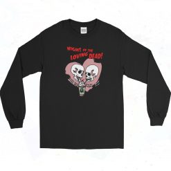 Loving Dead Skeleton Vintage 90s Long Sleeve Shirt