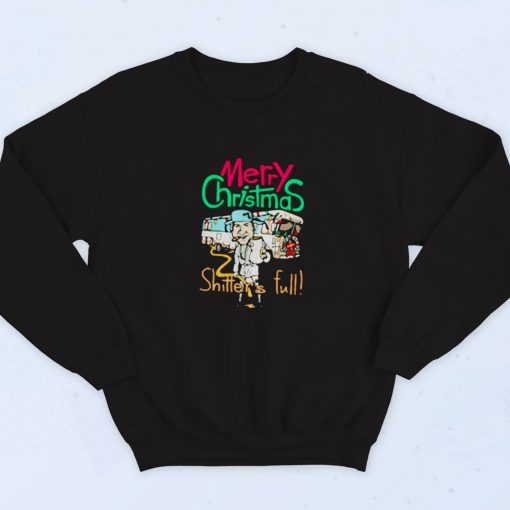 Merry Christmas Shitters Full Ugly Vintage Sweatshirt