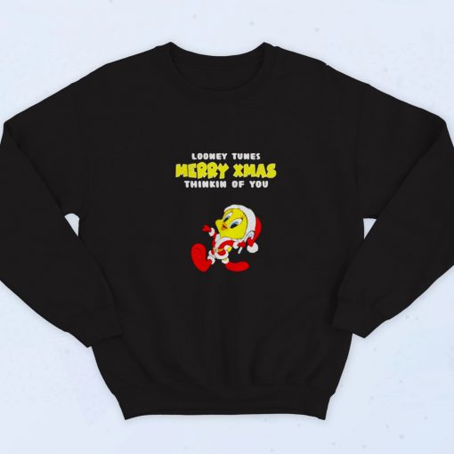 Merry Christmas With Funny Looney Tunes Vintage Sweatshirt