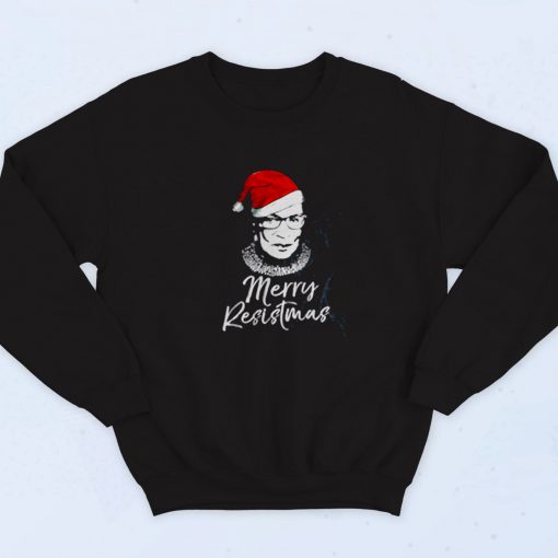 Merry Resistmas Ruth Bader Ginsburg Vintage Sweatshirt