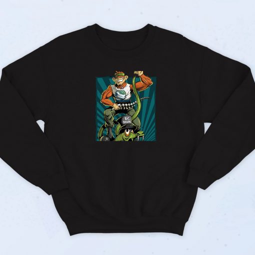 Monkey Mascot Crocodile Sweatshirt