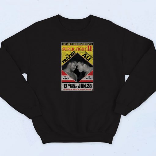 Muhammad Ali vs Joe Frazier Sweatshirt