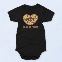 Pizza is my Valentine's Day Fashionable Baby Onesie