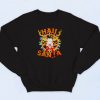 Reindeer With Pentagram And Christmas Lights Vintage Sweatshirt