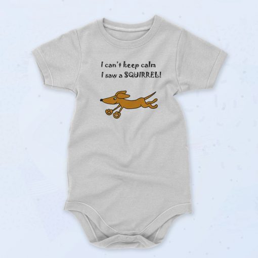 Running Dachshund Quote Fashionable Baby Onesie