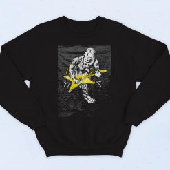 Sasquatch Playing Guitar Vintage Sweatshirt