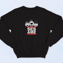 Sesame Street Characters Dmc Parody Vintage Sweatshirt