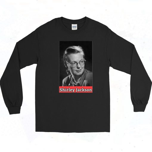 Shirley Jackson Writer Vintage Style Long Sleeve Shirt