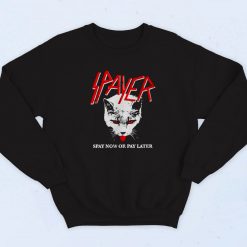 Spayer Funny Vintage Style Slayer Parody Cat Vintage Sweatshirt