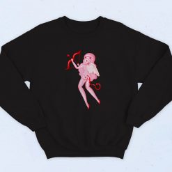 Stupid Cupid Black Vintage Sweatshirt