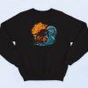 Surfing Fire Artwork Sweatshirt