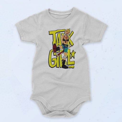 Tank Girl Baseball Funny Kick Fashionable Baby Onesie