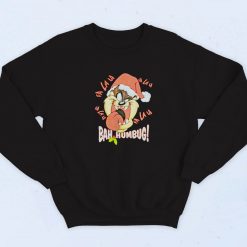 Tasmanian Bah Humbug Tongue Christmas Vintage Sweatshirt