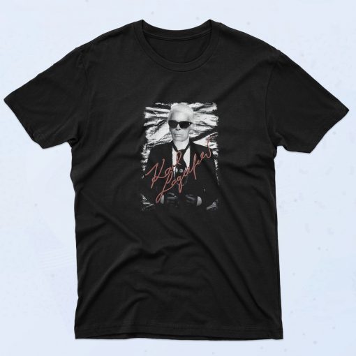 The Legend Karl Lagerfeld Fashionable T Shirt