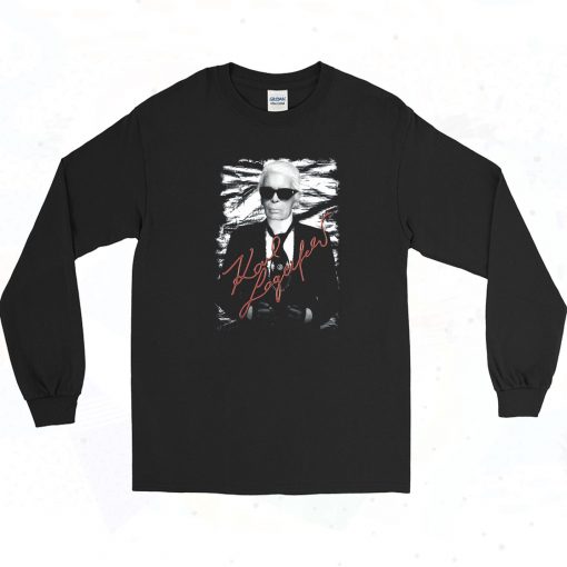 The Legend Karl Lagerfeld Vintage 90s Long Sleeve Shirt