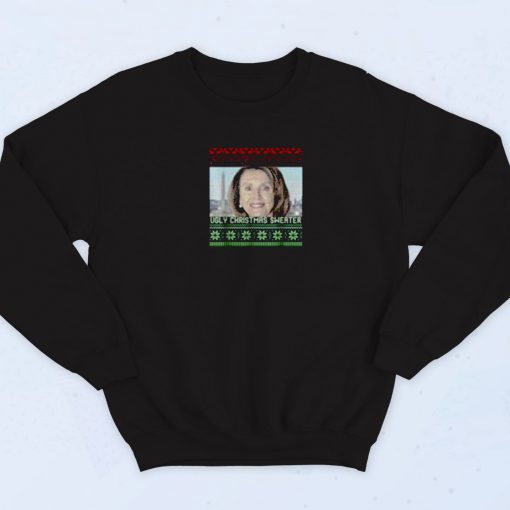 Ugly Christmas Sweater Nancy Pelosi Vintage Sweatshirt