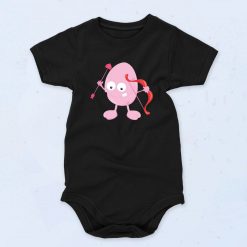 Valentine Light Pink Monster Fashionable Baby Onesie