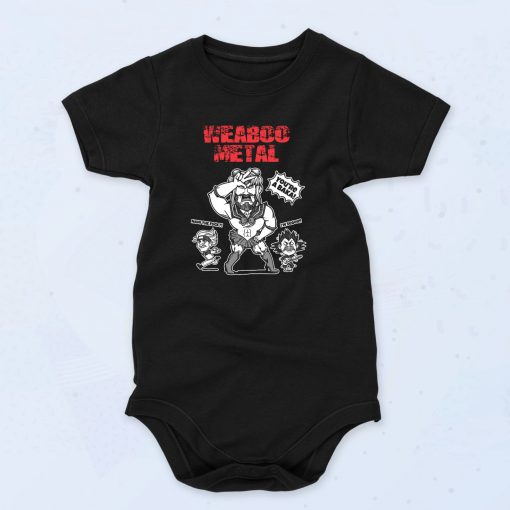 Weaboo Metal Cartoon Fashionable Baby Onesie