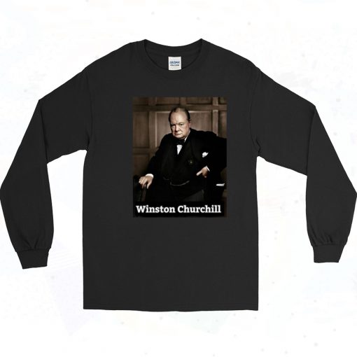 Winston Churchill Vintage Style Long Sleeve Shirt