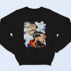 2pac And Nipsey Legend Hip Hop 90s Hip Hop Sweatshirt