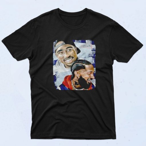 2pac And Nipsey Legend Hip Hop Cool 90s Rapper T shirt