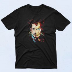 A Half of Iron Man Graphic T Shirt