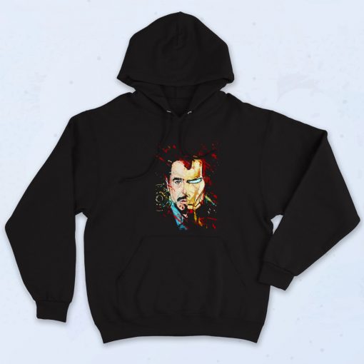 A Half of Iron Man Superhero Hoodie