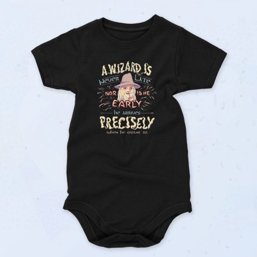 A Wizard Is Never Late Unisex Baby Onesie