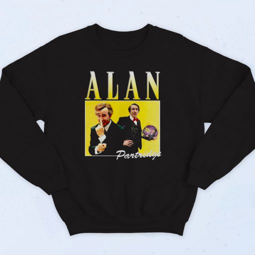 Alan Partridge Homage 90s Sweatshirt Style