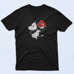 Antifa Moomin Anti Fascist Fashionable T Shirt