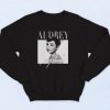 Audrey Hepburn Homage 90s Sweatshirt Style