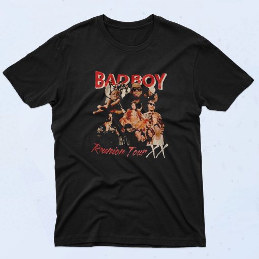 Bad Boy Reunion Tour Xx 90s T Shirt Retro