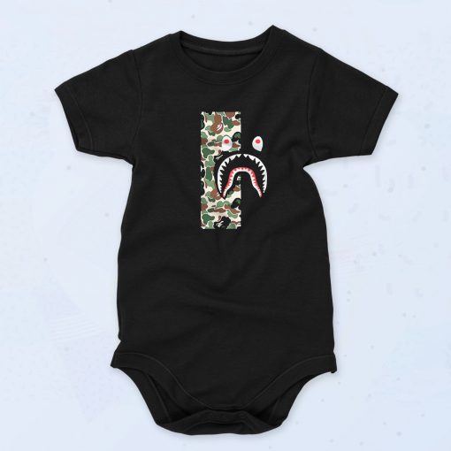 Bape Shark Camo Unisex baby Onesie