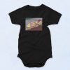 Bart On The Road Retro Cartoon Baby Onesie