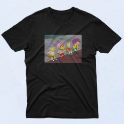 Bart On The Road The Simpsons Fashionable T Shirt