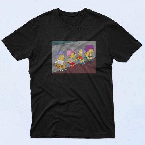 Bart On The Road The Simpsons Fashionable T Shirt