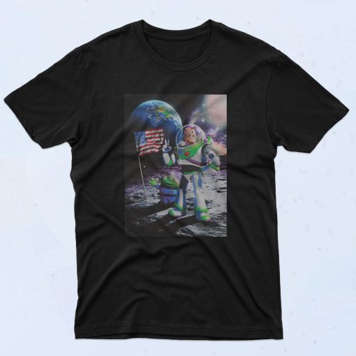 Buzz Lightyear Moon Landing Fashionable T Shirt