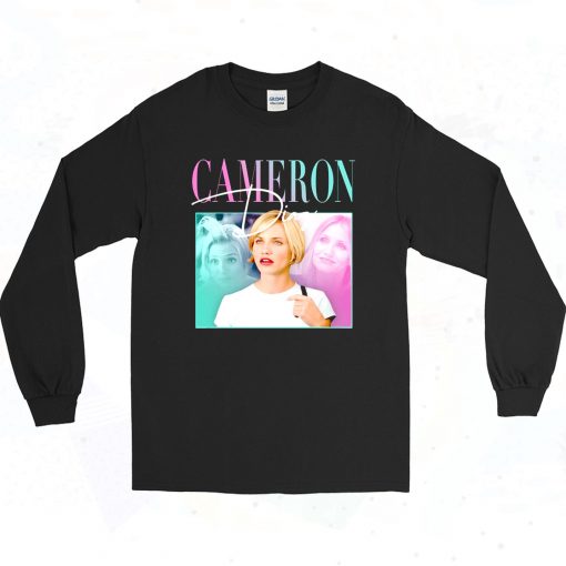 Cameron Diaz Character 90s Style Long Sleeve Shirt