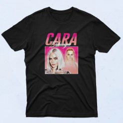 Cara Delevigne Homage 90s T Shirt Retro