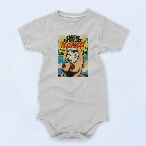 Caught in the Act Naked Unisex Baby Onesie